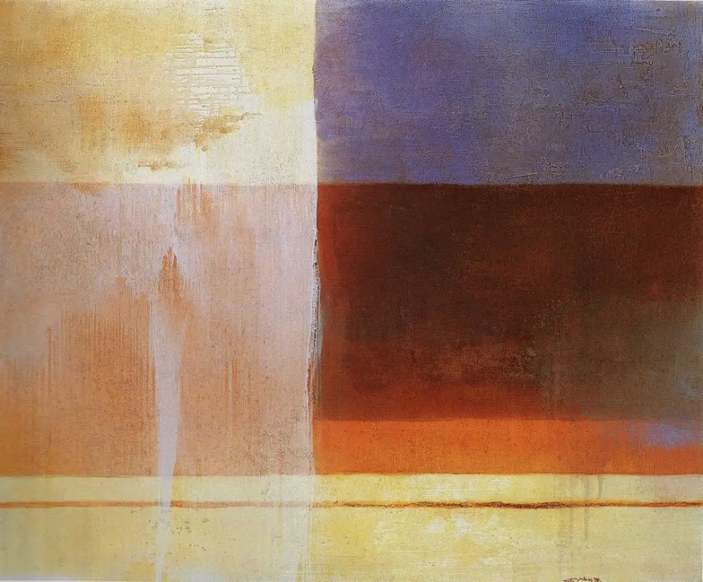 EL VEL DE LES HORES, 200x200cm - Oli sobre tela, 1998