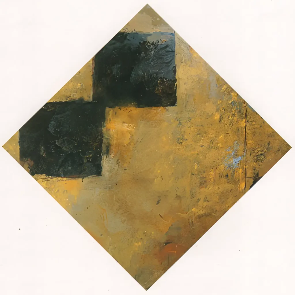 Espai geometria 8, 170x170cm - Oli sobre tela, 1989