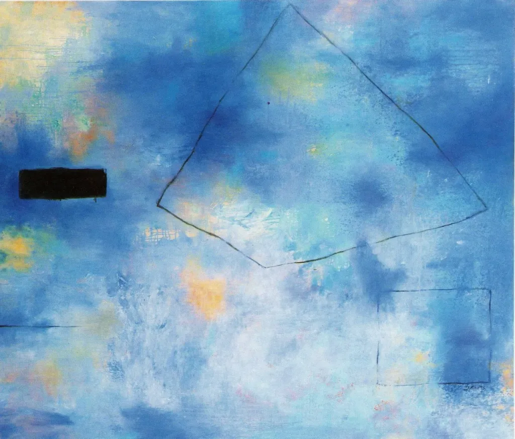 TRANSIT, 200X200cm - Oli sobre tela, 1994 - Col·lecció particular